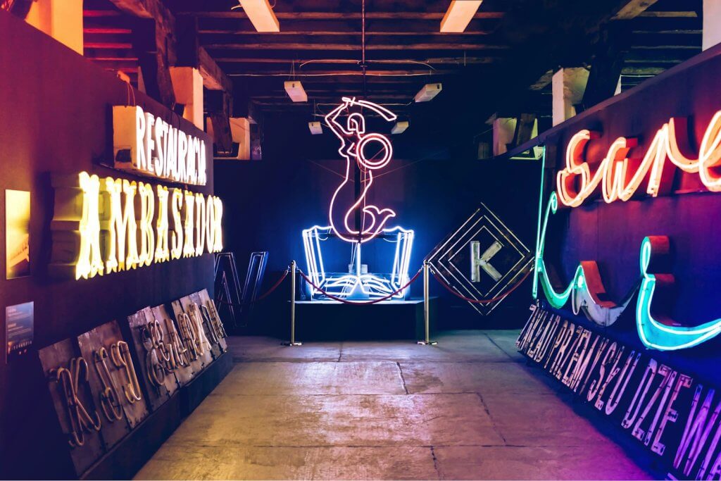 Neon Museum in Warsaw's